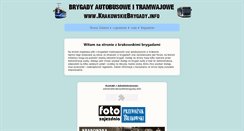 Desktop Screenshot of krakowskiebrygady.info
